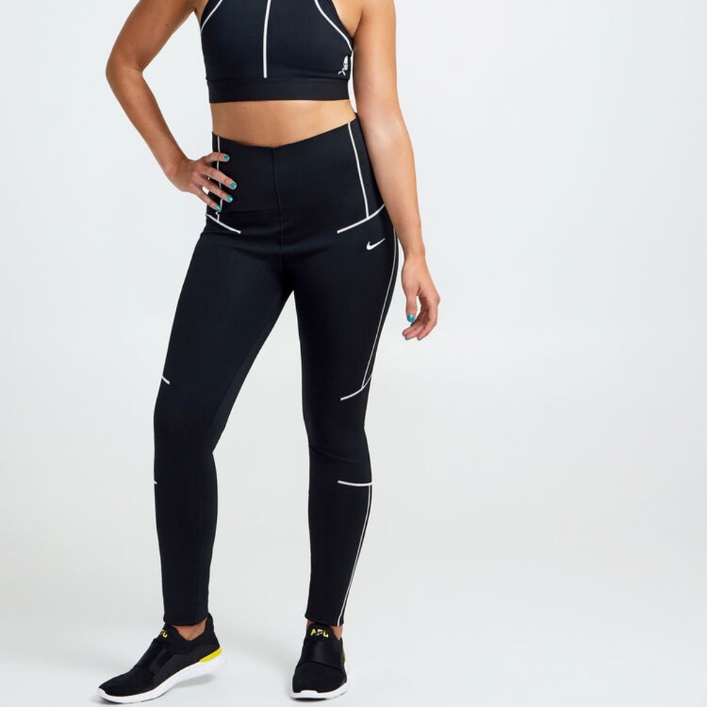 Nike Soulcycle Zig Zag Black Leggings
